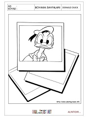 Donald Duck boyama sayfaları